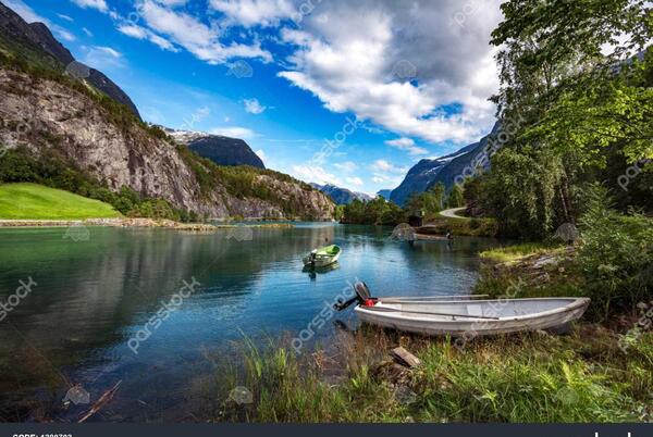 عکس طبیعت زیبای نروژ