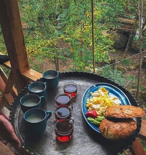 عکس صبح بخیر و صبحانه