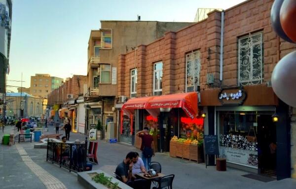 عکس قدیمی چهارراه شهناز تبریز