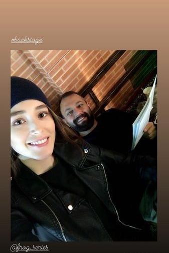 عکس پشت صحنه قورباغه