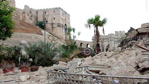 عکس واقعی خرابه شام