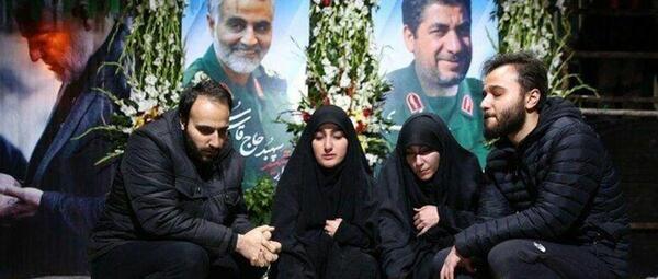 عکس اخرین چت سردار سلیمانی با دخترش