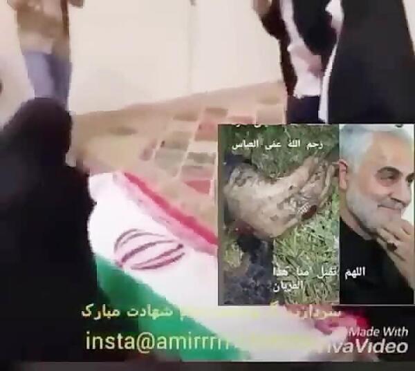 عکس اخرین چت سردار سلیمانی با دخترش