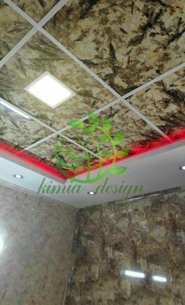 عکس پی وی سی طرح سنگ