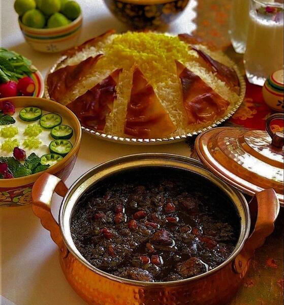 بهترین عکس قورمه سبزی