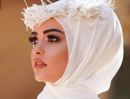 عکس آرایش صورت با حجاب