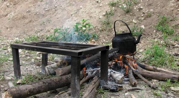 عکس چای رو آتیش