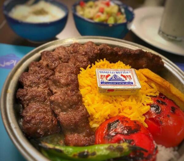 عکس غذا تو سینی مسی