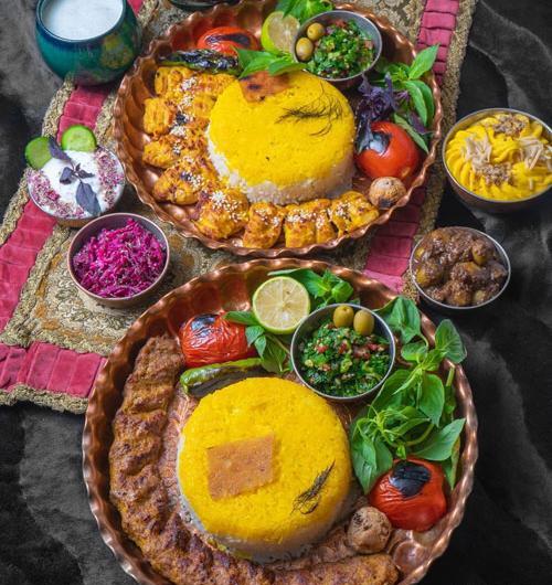 عکس غذا تو سینی مسی