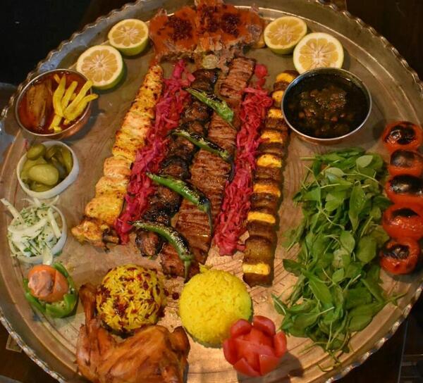 عکس غذا تو سینی مسی
