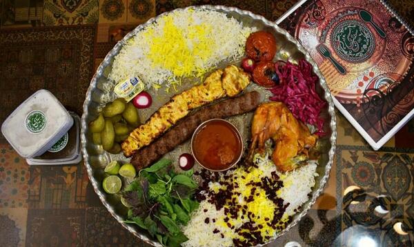 عکس غذا تو سینی مسی