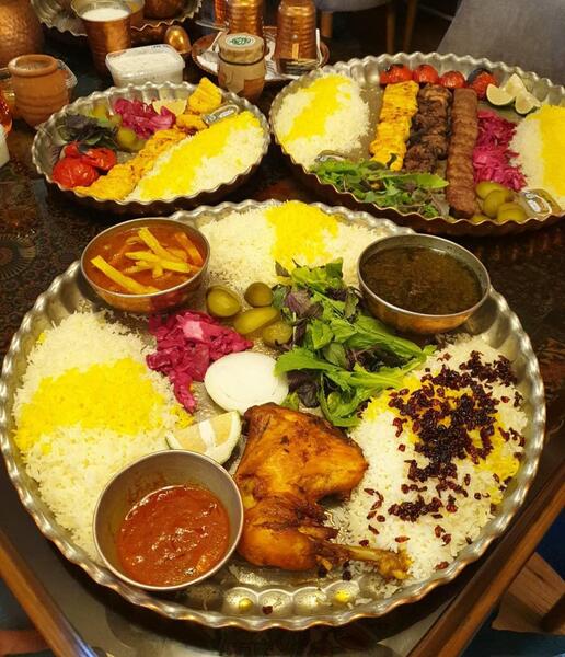عکس غذا تو سینی مسی