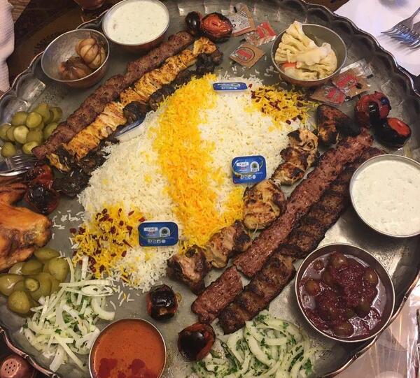 عکس غذا تو سینی مسی