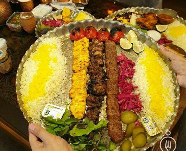 عکس غذا تو سینی مسی