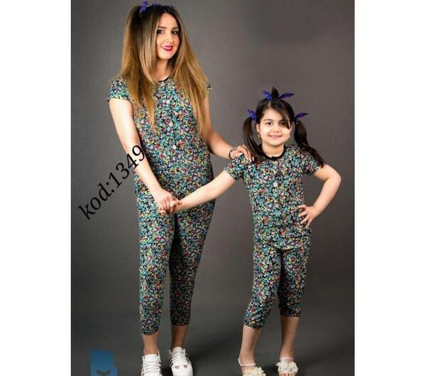 عکس لباس ست مادر دختری اسپرت