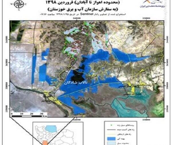 عکس نقشه ایران از فضا