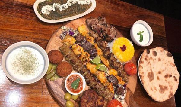 عکس تزیین غذای عروس و داماد