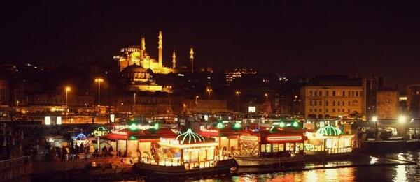 عکس شب استانبول