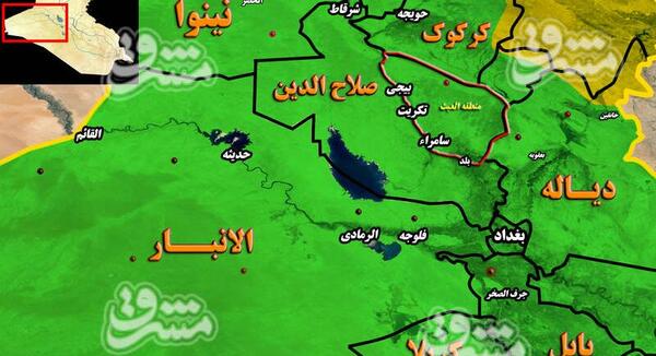 عکس نقشه ایران خونین