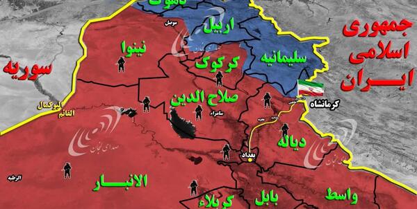 عکس نقشه ایران خونین