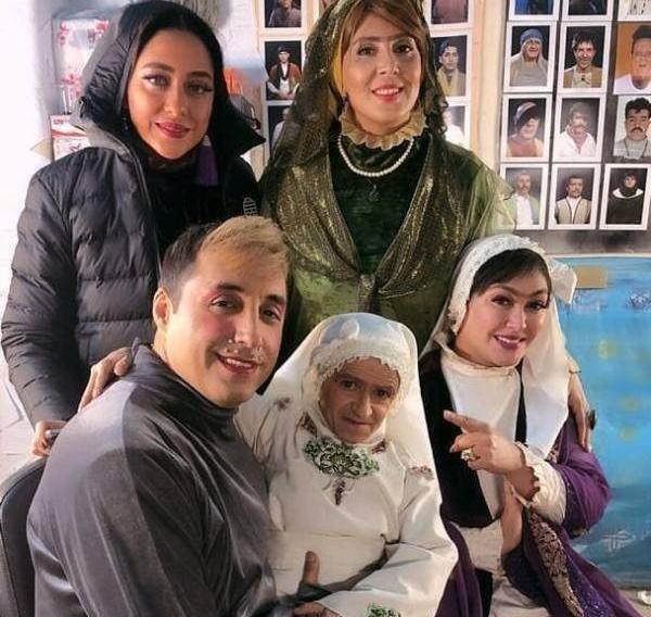 عکس پشت صحنه خاله سوسکه