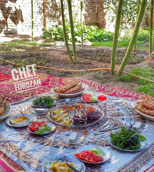 عکس از سفره صبحانه