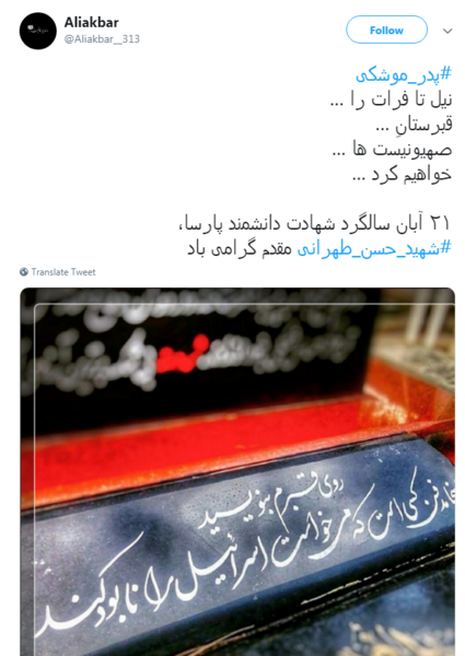 عکس قبر طهرانی مقدم