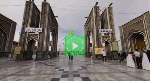 عکس سه بعدی حرم امام رضا