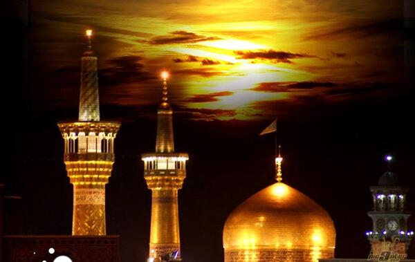 عکس سه بعدی حرم امام رضا
