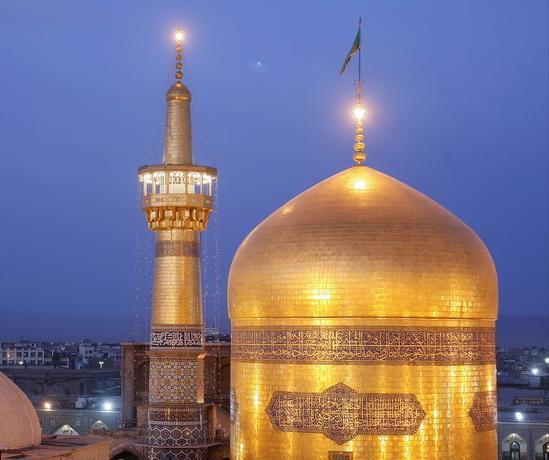 عکس سه بعدی حرم امام رضا