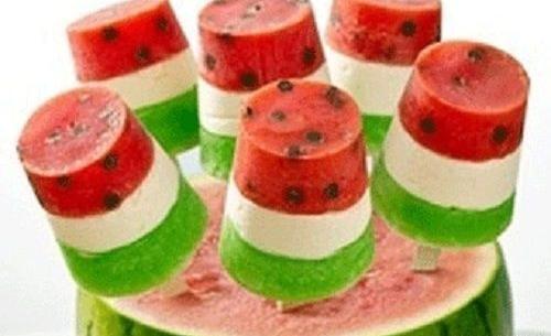 عکس ژله هندوانه ساده