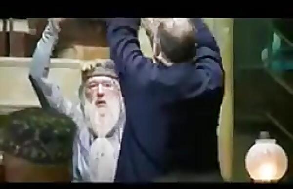 عکس پشت صحنه طنز هری پاتر
