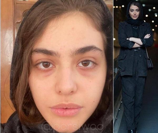 عکس بی آرایش ریحانه پارسا