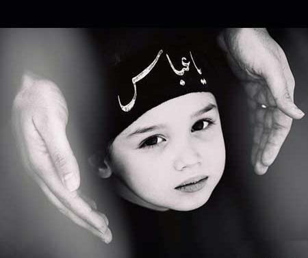 عکس دختر چادری با سربند یا حسین