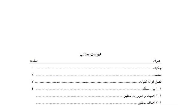 عکس سفید فهرست