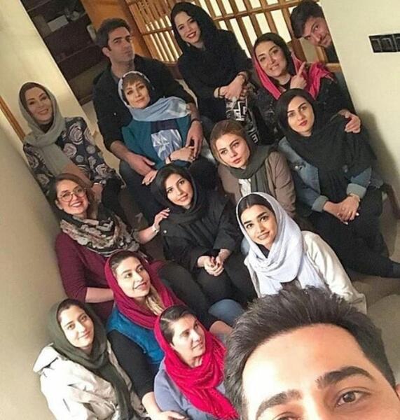 عکس پشت صحنه سریال دل