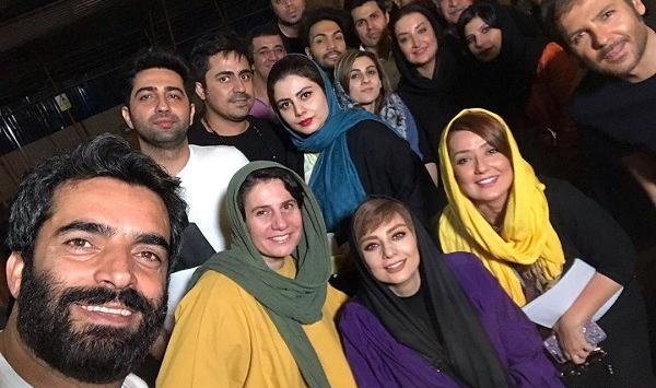 عکس پشت صحنه سریال دل