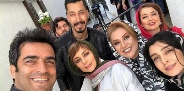 عکس پشت صحنه سریال دل
