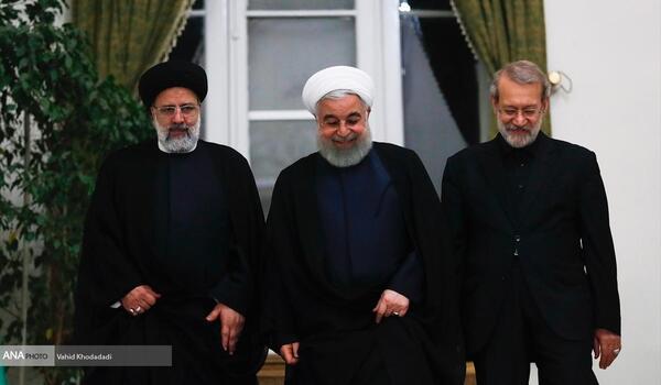 عکس رئیسی و روحانی