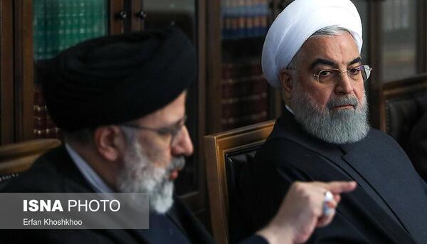 عکس رئیسی و روحانی