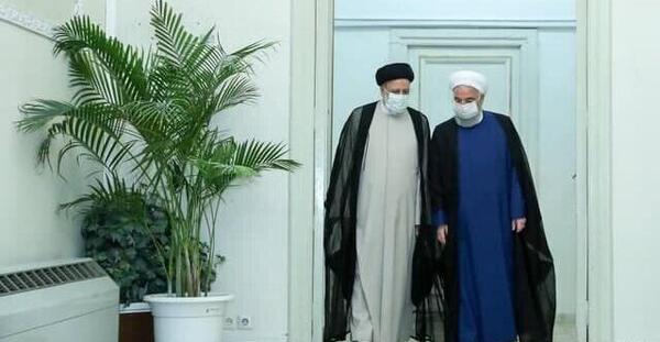 عکس رئیسی و روحانی