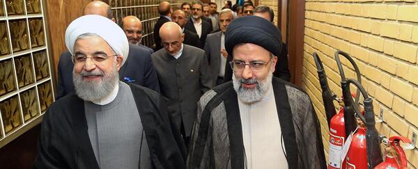 عکس رئیسی و روحانی