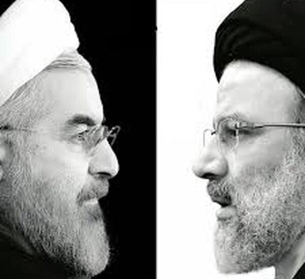 عکس رئیسی و روحانی