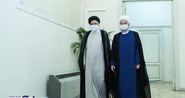 عکس رئیسی و روحانی