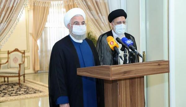 عکس رئیسی و روحانی