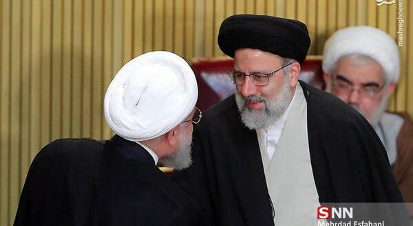عکس رئیسی و روحانی