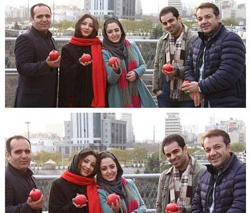 عکس یلدا باکری و همسرش