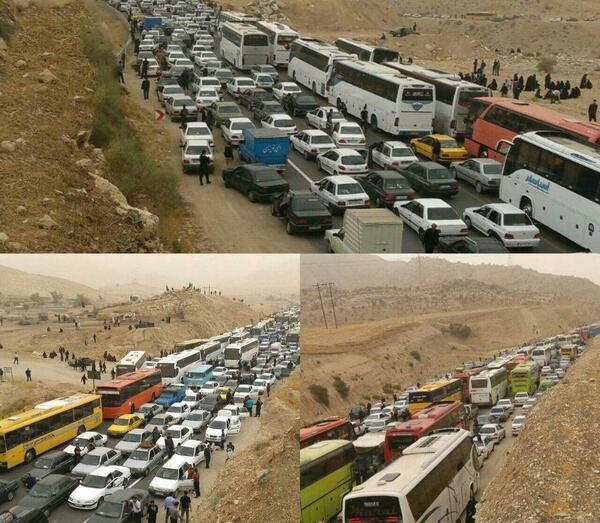 عکس مرز مهران هم اکنون