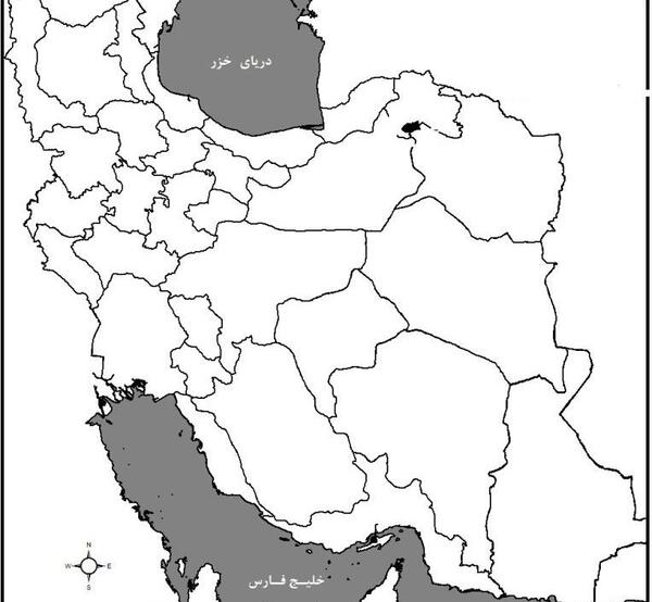 عکس نقشه ایران آسان