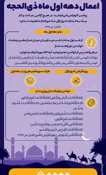 عکس نوشته ماه ذی الحجه